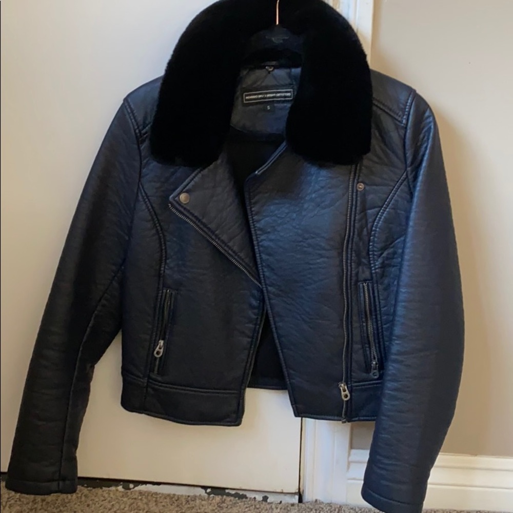 Blue members only jacket